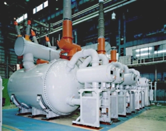 Элегазовый трансформатор (наибольшей мощности в мире)